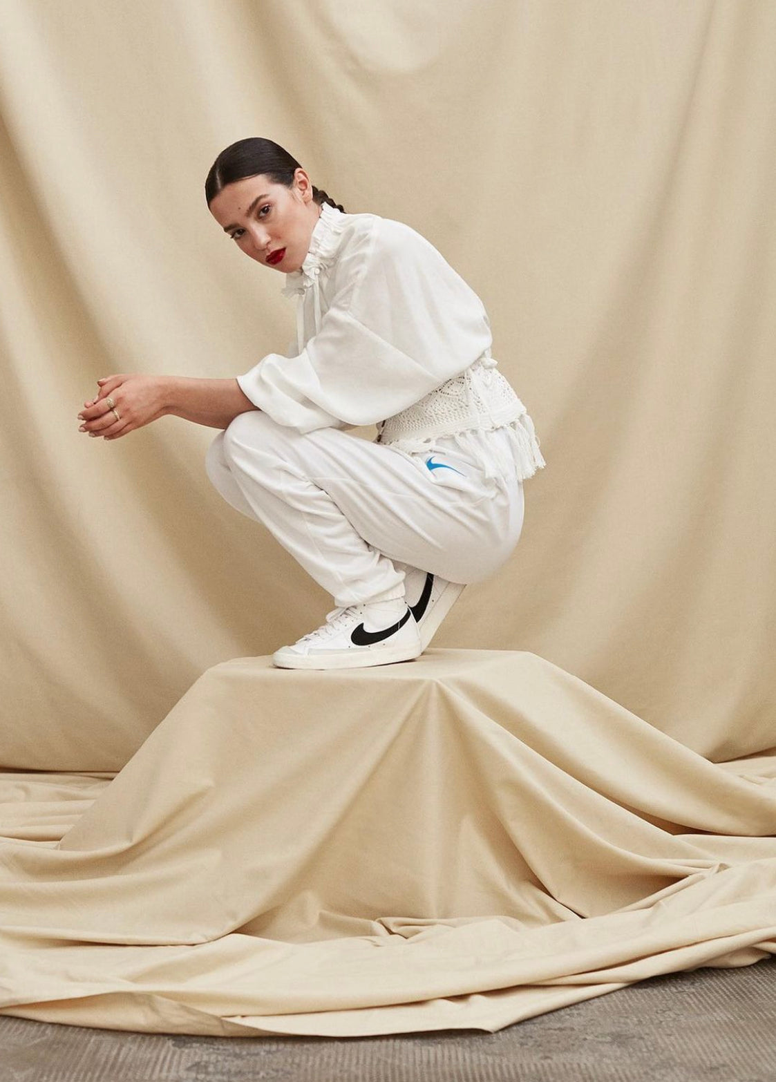 WMNs Blazer Mid 77 Vintage “Black/White”